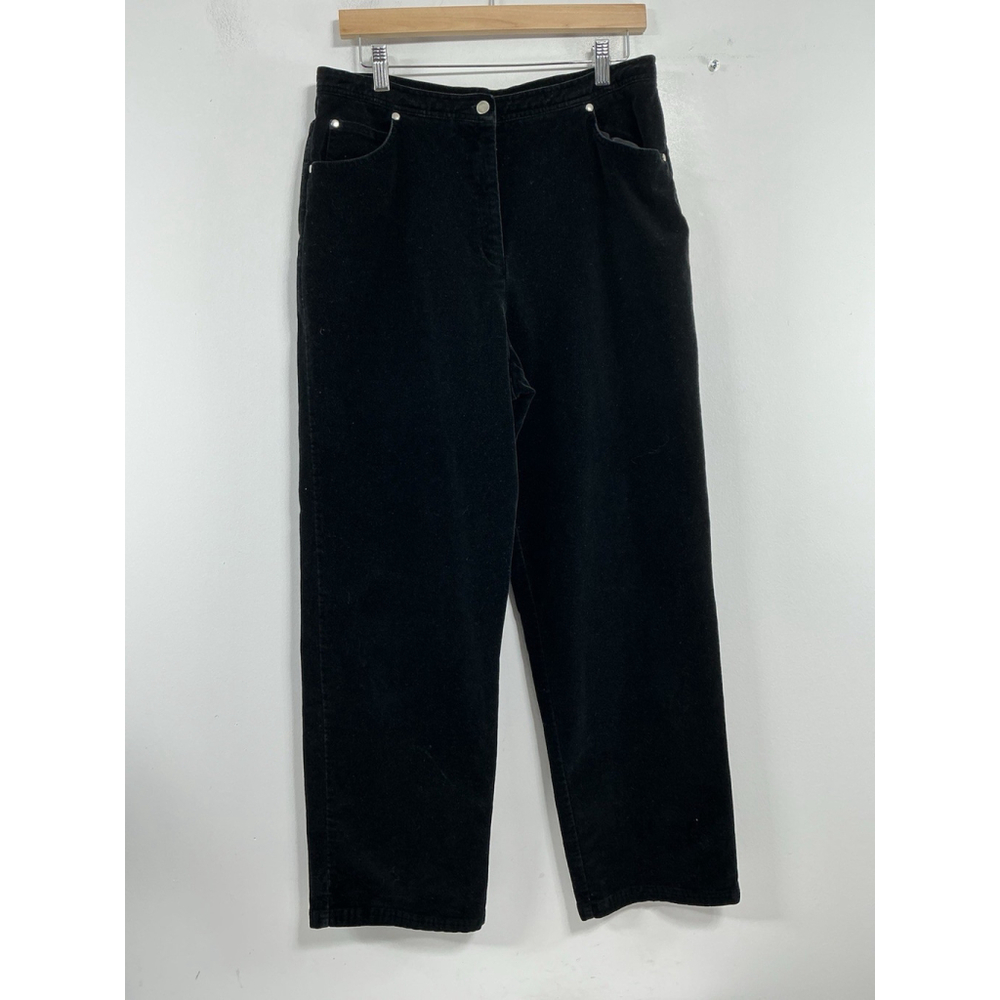 Womans Excellent Cond. Norton Studio Soft Courdory Pants 12 Wide Leg 0201/B-5